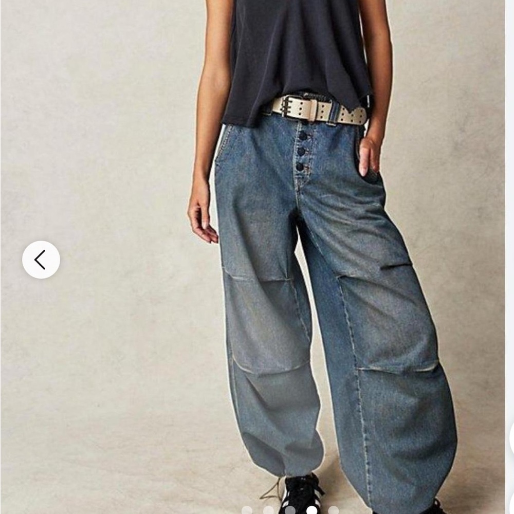 We The Free Newbies Solid Slouchy Jeans Size M‎ - Picture 7 of 10